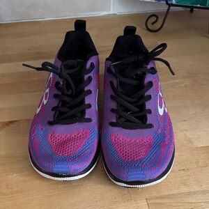 Boombah pureknit athletic shoes - purple and pink